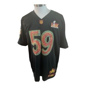 Nike Mens Sz XL NFL Super Bowl LIX 59 Mosaic New Orleans Football Jersey NWT